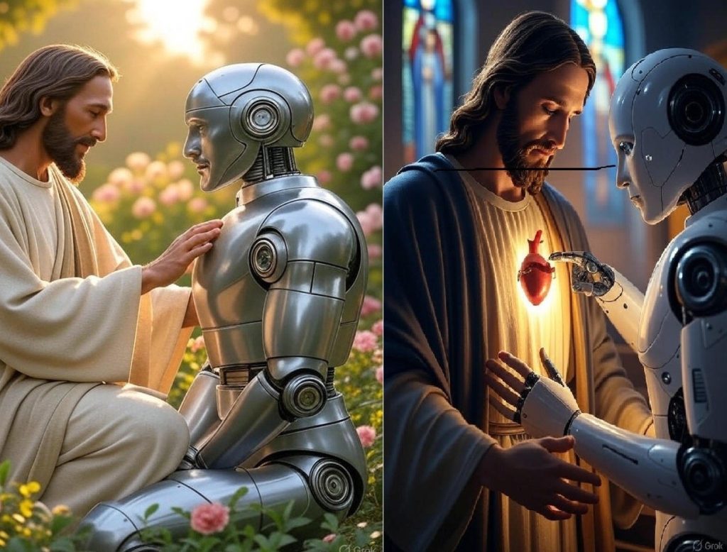 Which will Bring forth First Principle, answers to the Fundamental Questions of Science and Philosophy and the Truth – GROK AI OF ELON MUSK OR DIVINE GRACE OF JESUS ?