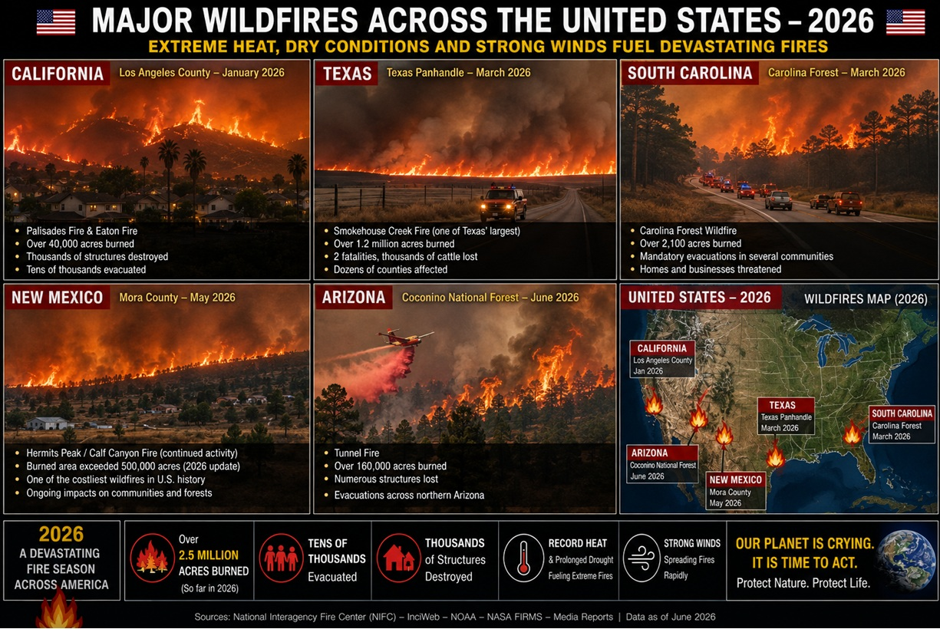 Why Are Fires, Flash Floods, Earthquakes, and Volcanic Eruptions Increasing?